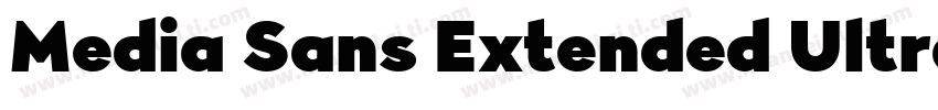 Media Sans Extended Ultra字体转换